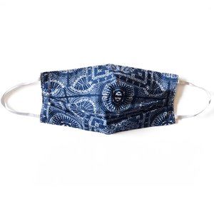 Reusable Face mask Bandana elastic pleated